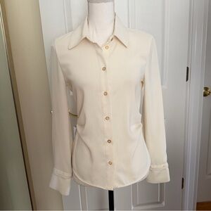 Zara Cream Color Blouse